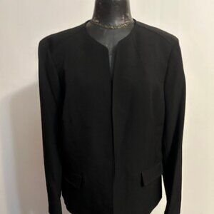 Kasper Black open blazer, size 16